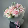 Букет из 7 розовых французских роз — вид 3